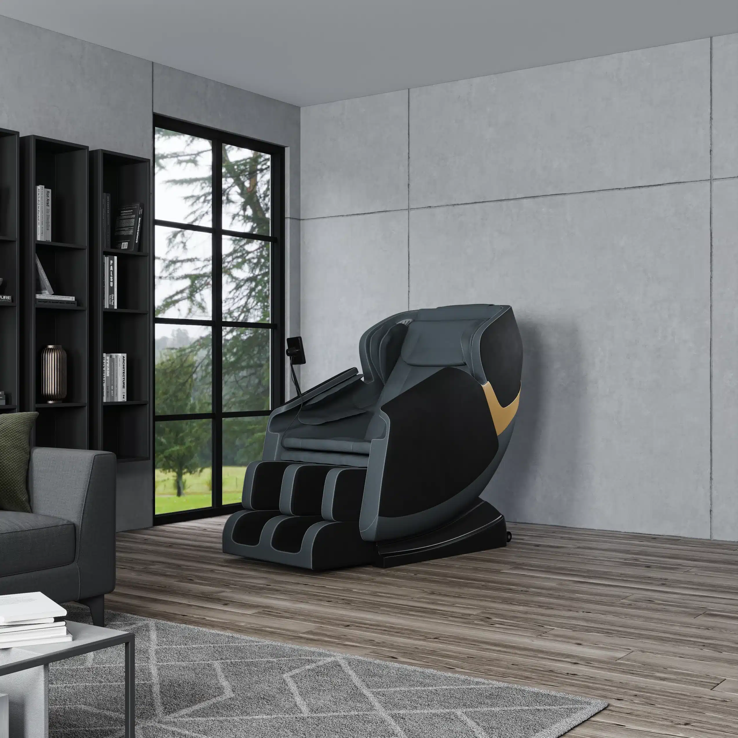 Nordic Wellness Luksus Massagestol Dark Grey Anmeldelse