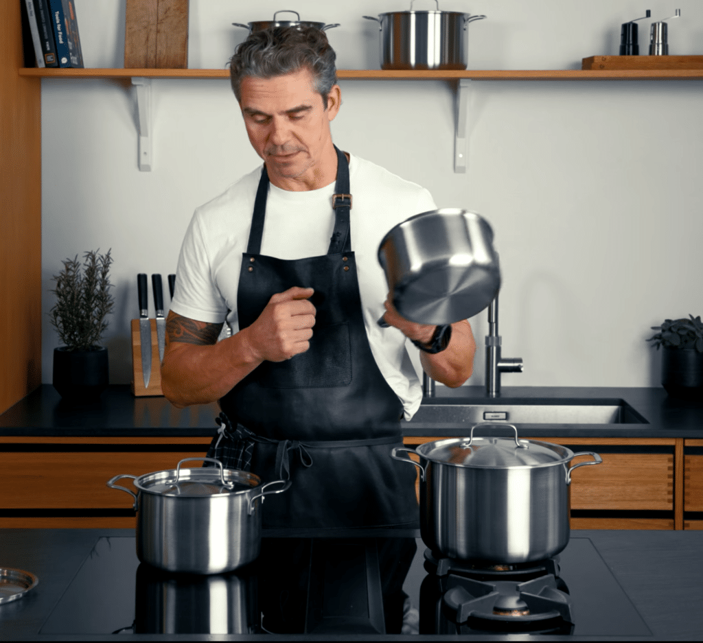 Gastrotools Grydesaet 3 dele 5 ply