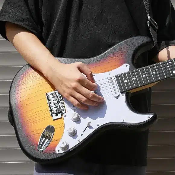 Donner DST el guitar pakke sunburst anmeldelse