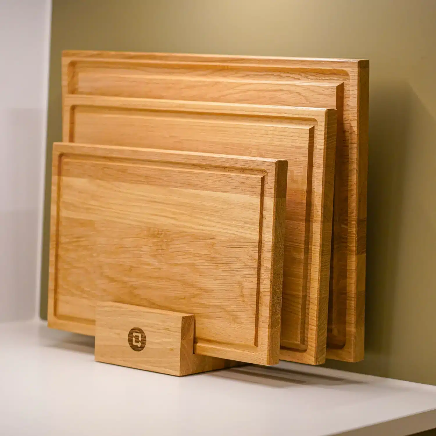 Qookware Skærebræt i egetræ